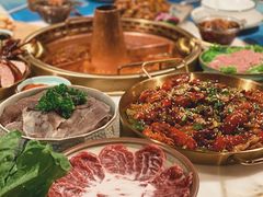 小龙虾-同心如意传统铜火锅