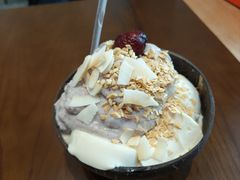 芋泥椰奶炒冰清补凉-椰子多多清补凉甜品店(河北路店)