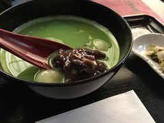 温抹茶白玉ぜんざい-中村藤吉(本店)