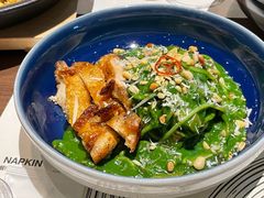 鸡肉松仁菠菜汁意面-西堤牛排(合肥之心城店)