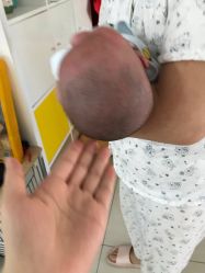点击看大图 -慧婴轩婴儿理胎发胎毛笔胎毛画手足印(通州店)