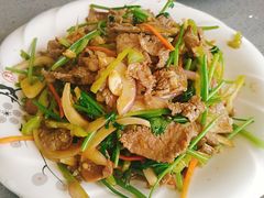 香菜炒羊肉-满宴全羊馆(泉水店)