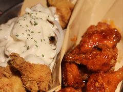 炸鸡翅一半一半-富乐满韩国正宗炸鸡韩国料理(虹泉路店)