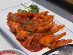 甜辣鸡爪-韩香福烤肉庄园(文化西路店)