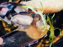白葡萄酒蓝波芝士烩青口-哈布斯扒房(华发商都店)