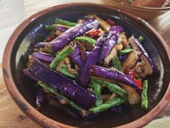 茄子豆角-老师傅餐馆(长沙店)