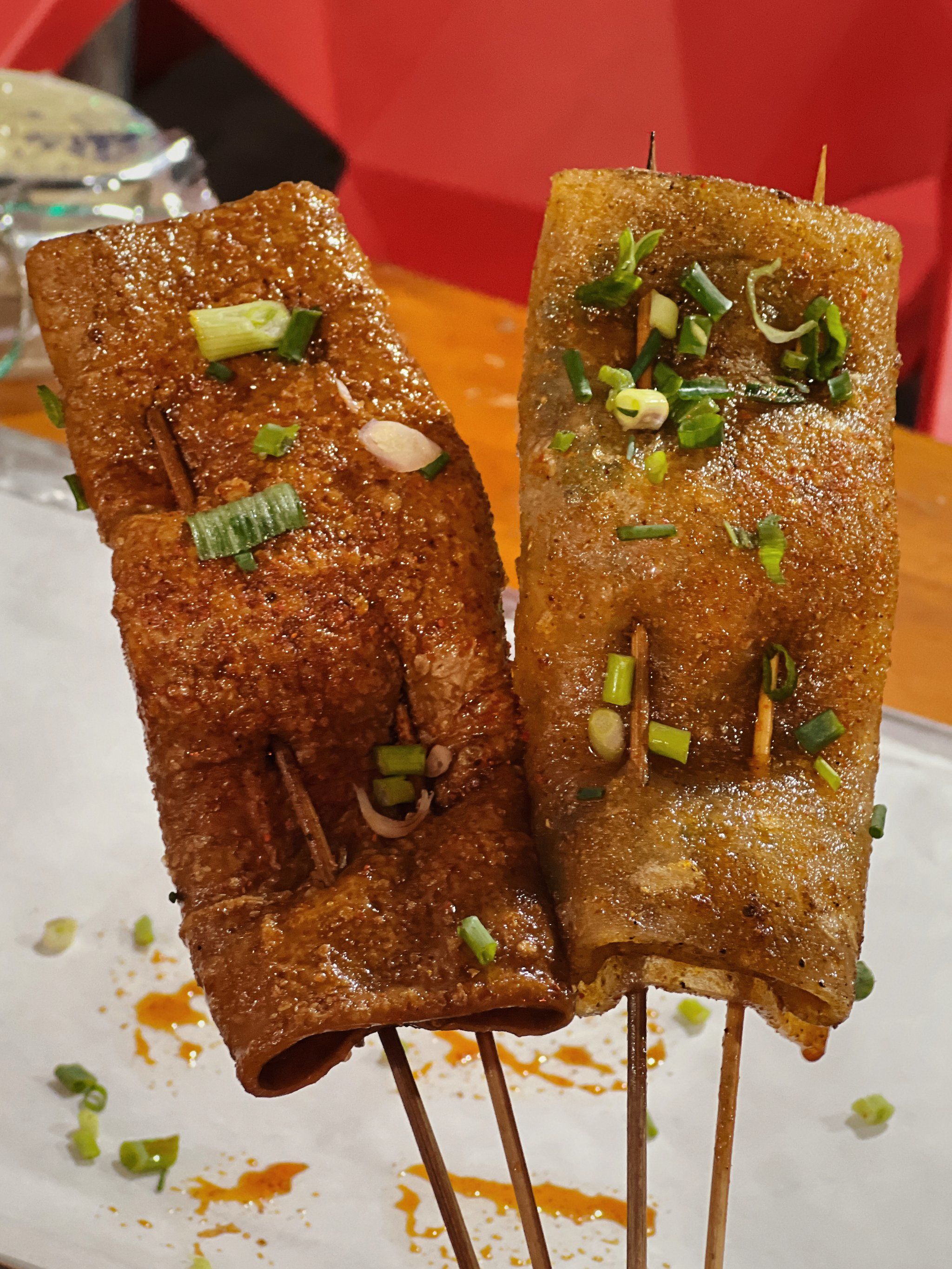 重庆地道烧烤的豆干苕皮才是真的好吃