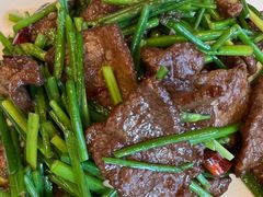 韭菜炒猪肝-侬佳蒸菜馆(听潮店)