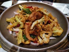 干锅有机花菜-眷江南之小蓝鲸(王府大街店)