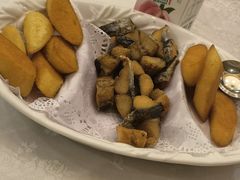 炸咸鲅鱼炸饼子-万宝海鲜舫(劳动公园店)