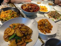 宫保鳕鱼丁-悦海·家宴·冰花皮皮虾大锅贴(宝龙店)