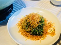 巧拌豆苗-四季民福烤鸭店(王府井灯市口店)