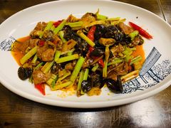 泡椒仔姜鲜牛肝-伊兰麒兰馨园·川菜·清真馆(339电视塔店)