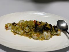 宁波咸菜炒鲜鱿-西郊壹号