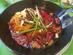 冷锅鸭血红汤锅底-周幺妹重庆老火锅(银泰城总店)