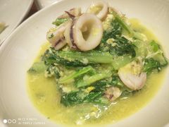 笔管鱼炒小白菜-必点海鲜·鲅鱼水饺(鞍山西道店)