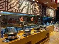 自助取餐区-烟台金海岸希尔顿酒店·開自助餐厅