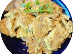瑶柱香椿鹅蛋炒虾仁-无锡苏宁银河国际酒店-悦府65中餐厅