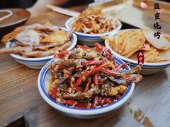 麻辣手撕牛肉-盟重烧烤(东瓜山创始店)