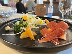 三年金钱火腿配大理手撕乳扇-泓0871臻选云南菜·味庄