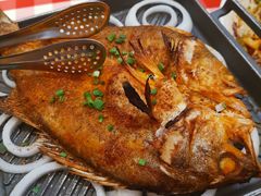 葱香烤鱼-西贝(上海中心店)