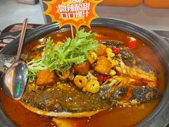 -探鱼·鲜青椒爽麻烤鱼(银泰城店)