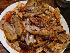 蛏子辣炒-天津乾毓德饭庄·清真传统炒菜·海鲜烧烤(咸阳路店)