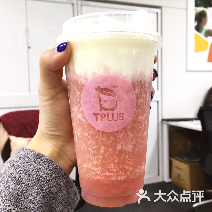 tplus茶家芝士草莓玛奇朵图片-北京饮品-大众点评网