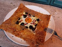 鸡蛋蘑菇熏肉荞麦可丽饼-RAC BAR(安福路店)