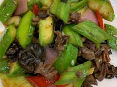 丝瓜炒鵝肾-胜记烧鹅美食