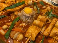 鱼饼火山炒年糕-包装马车·韩国料理·포장마차