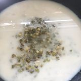 夏日降暑清凉西瓜绿豆冰沙，消暑解渴甜品