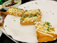 沙律锅贴鱼排-新南华大酒店(长寿店)