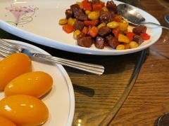 金蒜片银杏牛肉粒-青岛海景花园大酒店·白果树餐厅青岛菜