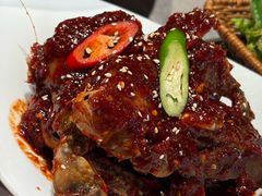 -草家酱蟹炭火烤肉店(珲春南路一店)