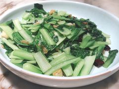 油渣炒四季青菜-望湘园·湖南菜(宏伊店)