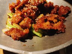 蒜香蜜汁排骨-绿茶餐厅(乐峰广场店)