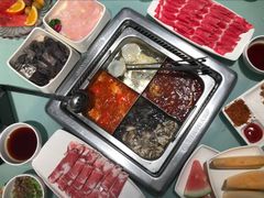 牛油四宫格-海底捞火锅(上元大街店)