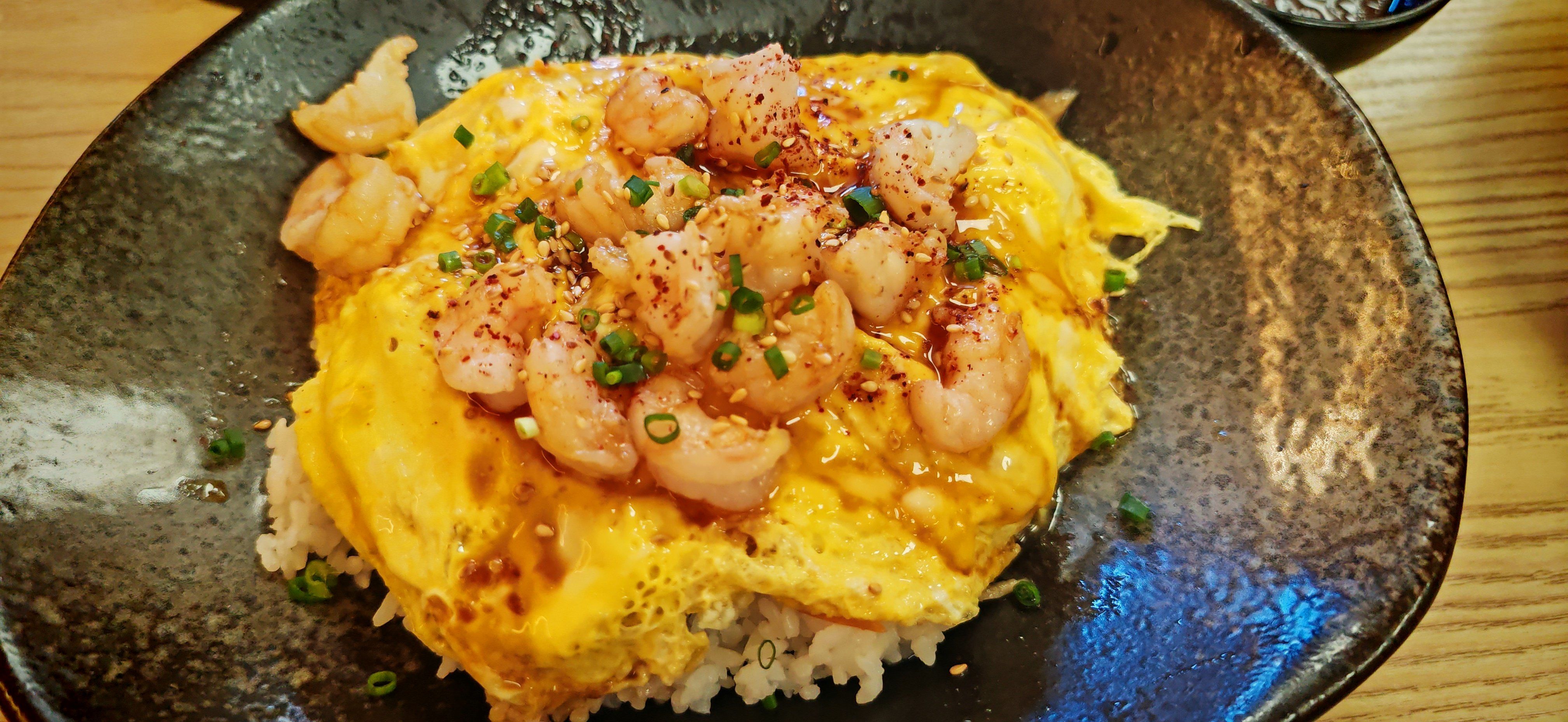 顶级滑蛋虾仁饭