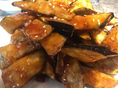 鱼香茄子-华盛园卷子王农家菜水库鱼