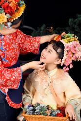 -后宫·古装汉服京剧儿童亲子全家福摄影