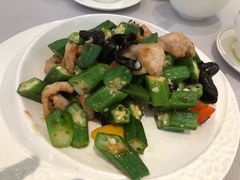 秋葵炒猪爽肉-胜记为食家·创新粤菜(车公庙店)