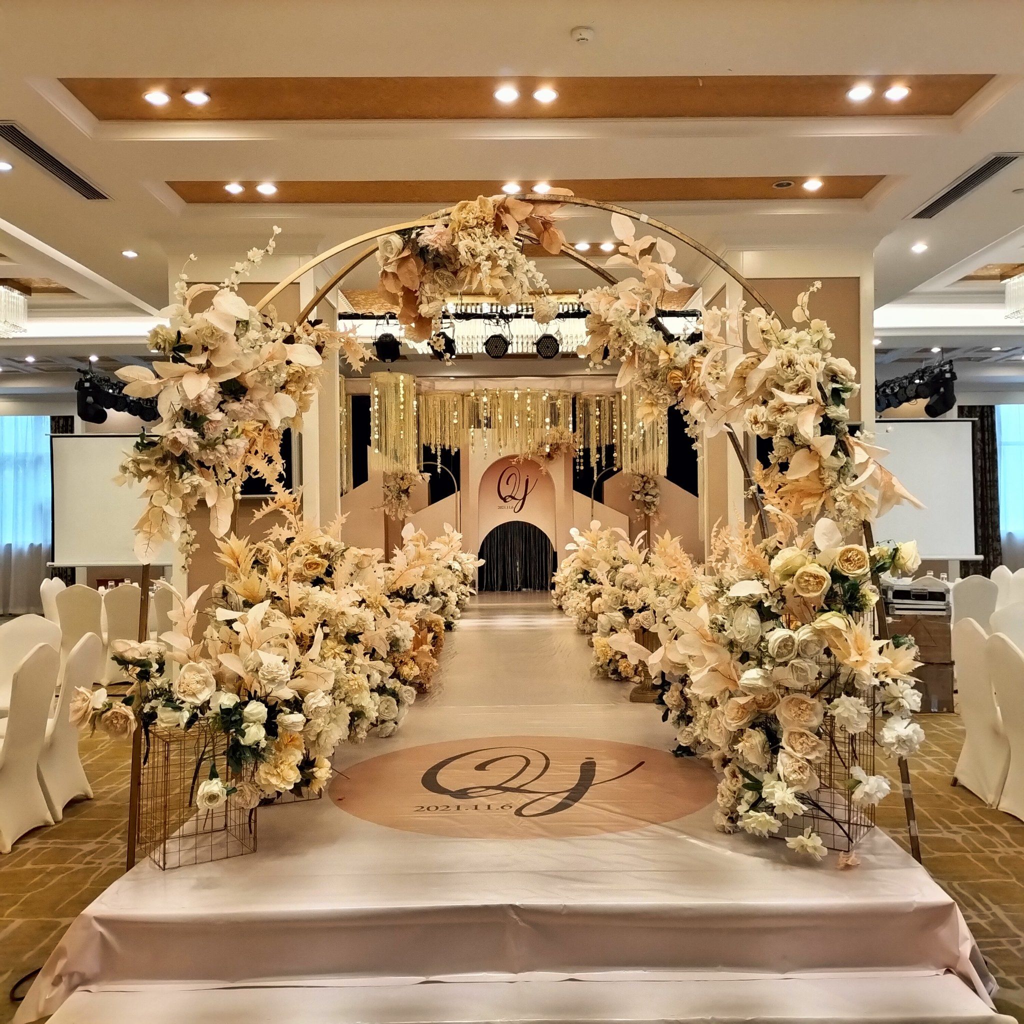 来咸阳海泉湾维景酒店参加婚宴,酒店位置好