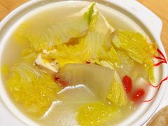 上汤娃娃菜炖豆腐-嘉和一品粥(方庄店)