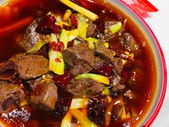 爆炒麻辣鸡血-华仔龙虾(永乐路总店)