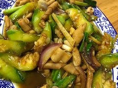 丝瓜炒鹅肠-下村新强记烧鹅店