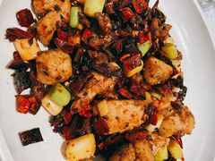 豉椒炒嫩滑鸡丁-小大董·烤鸭(观景餐厅·南京西路店)