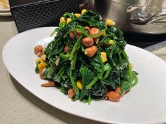 果仁菠菜-蝎王府羊蝎子(虎坊桥总店)