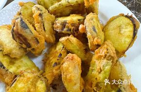 Fried Eggplant Box and Fried Pepper Box Platter