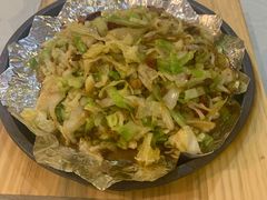 铁板包菜水晶粉-京天红酒家(马家堡店)